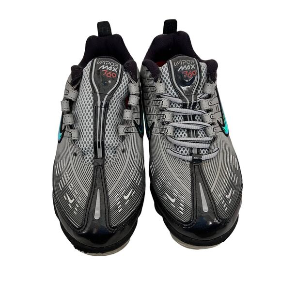 Nike Air VaporMax 360 Metallic Silver Sneakers Sz 6 - Picture 2 of 9